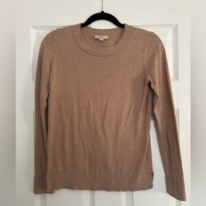 LOFT Women's Crew Neck Sweater - Tan